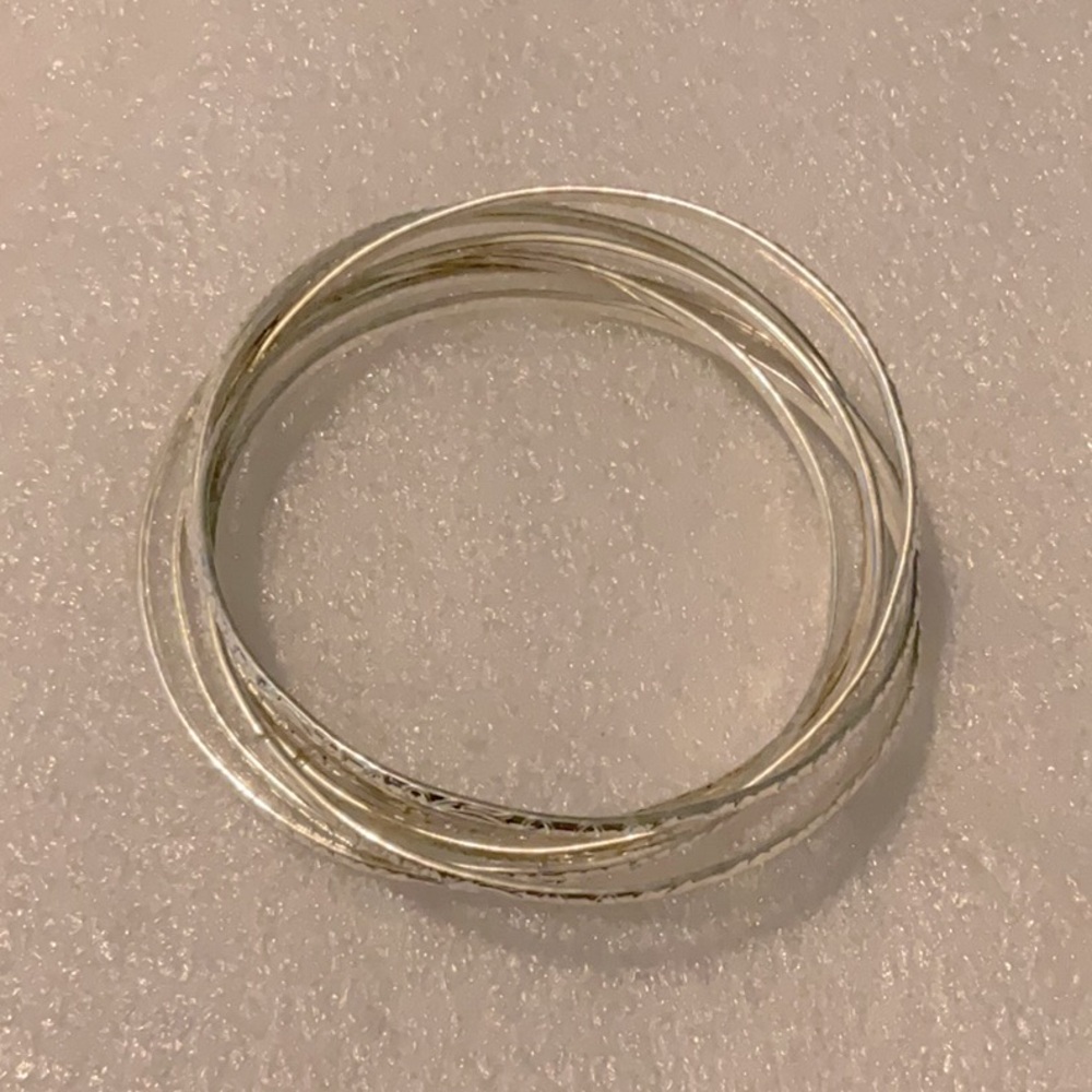 Interlocking Bangle Bracelets - image 4